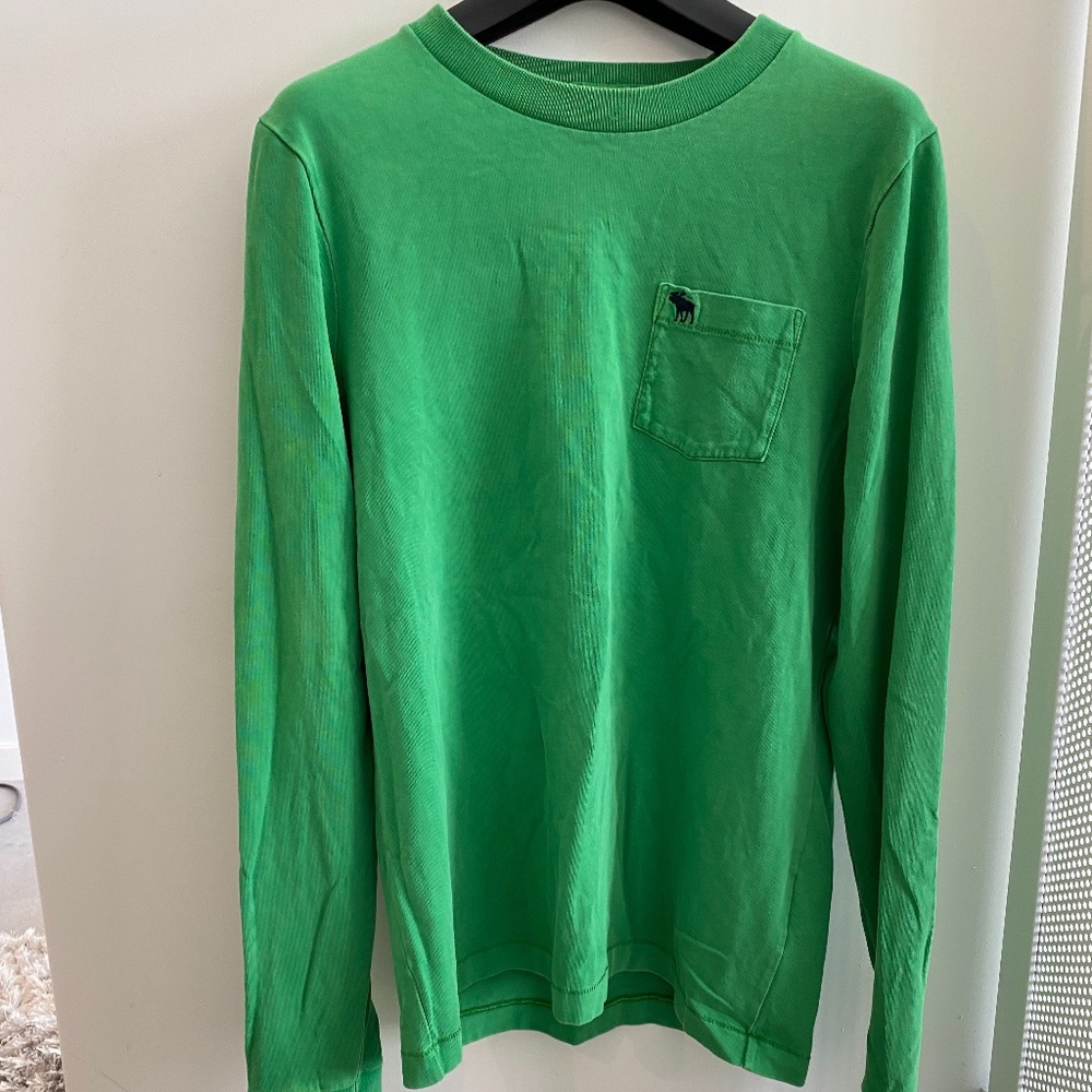 Abercrombie Mens Medium Pocket Long Sleeve T-Shirt